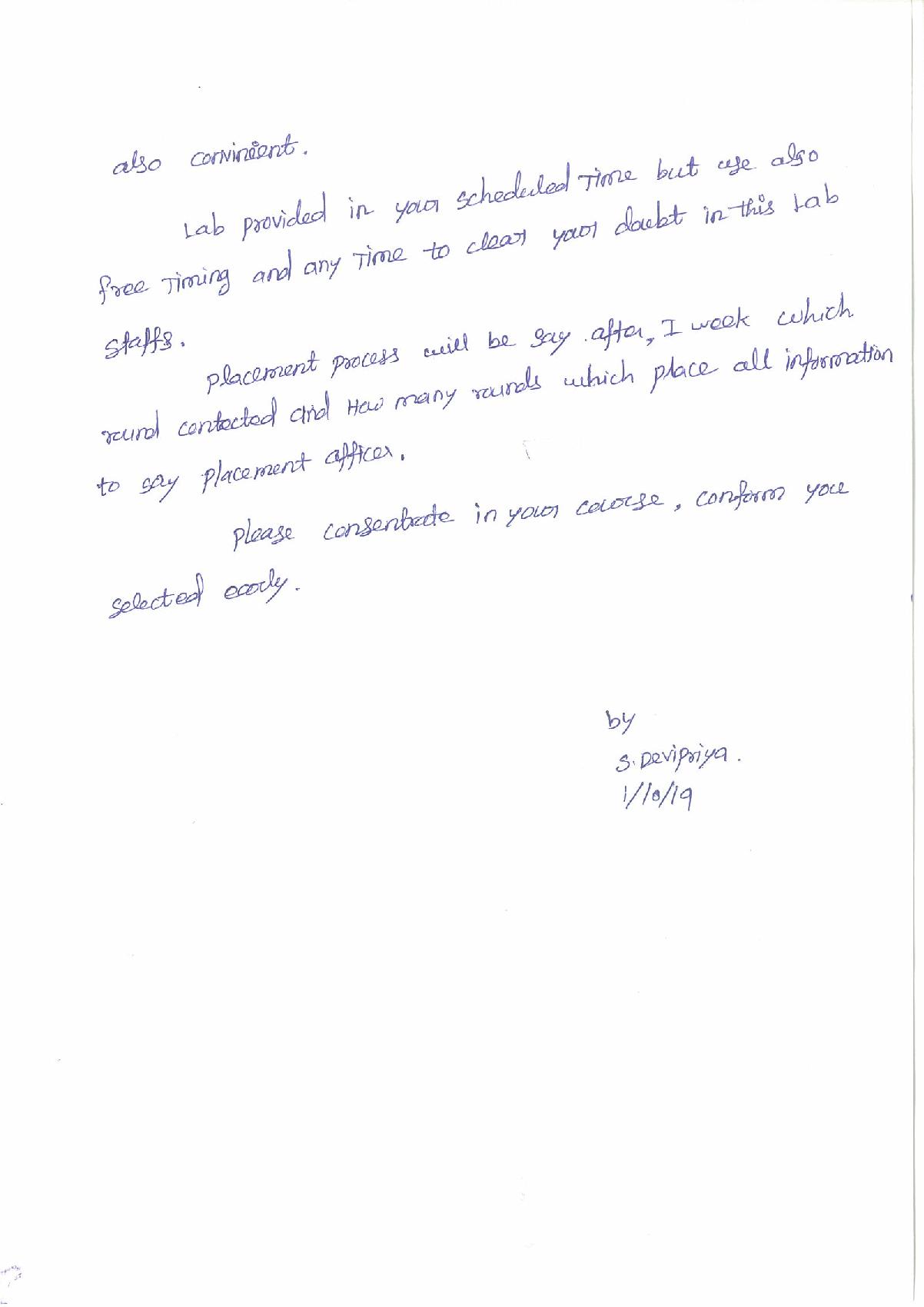 Dot Student Testimonial
