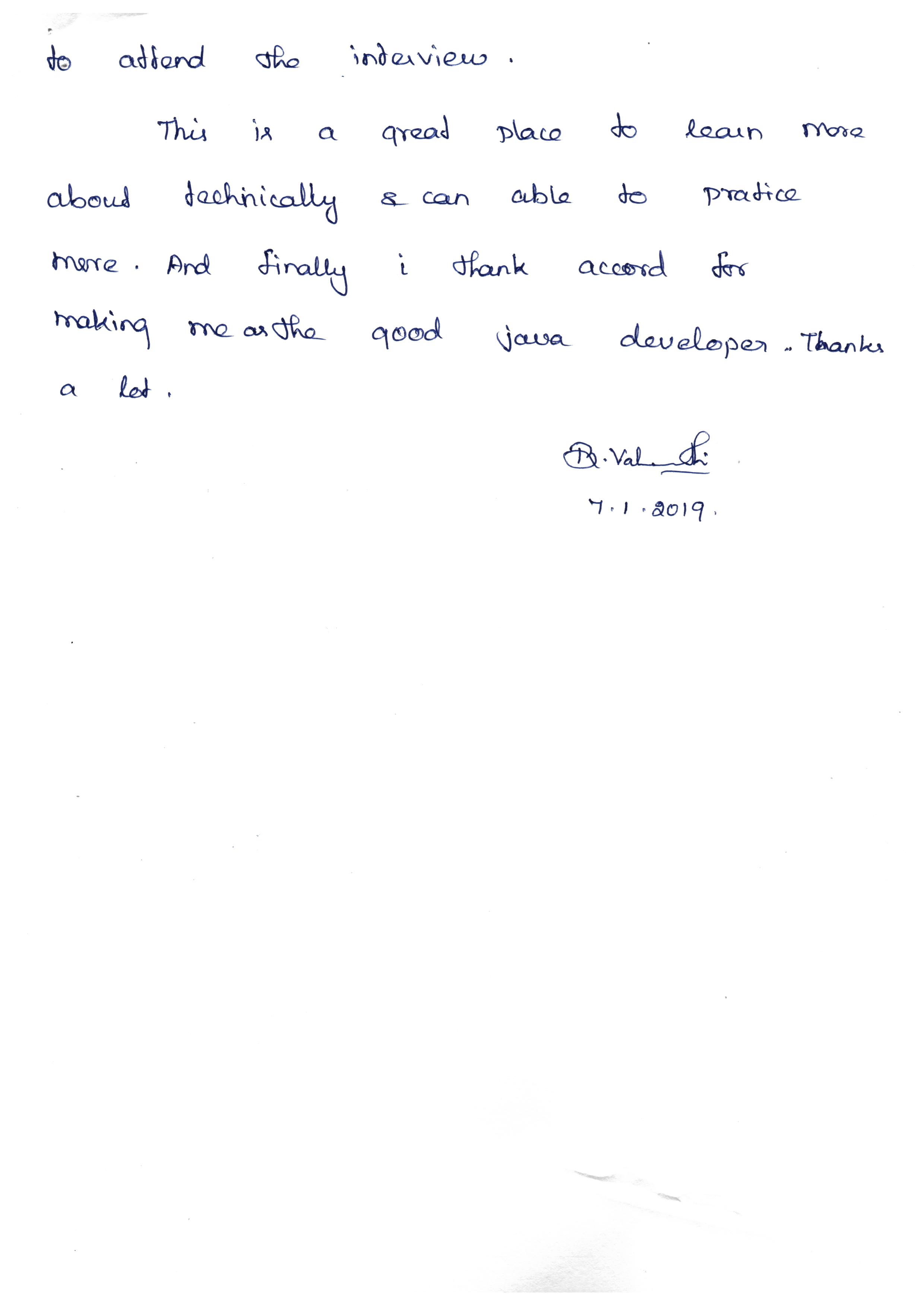 PHP Student Testimonial